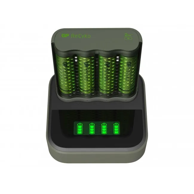 GP Speed Battery Charger + Docking Station 1-pack, includes 4 x AA 2600mAh Batteries