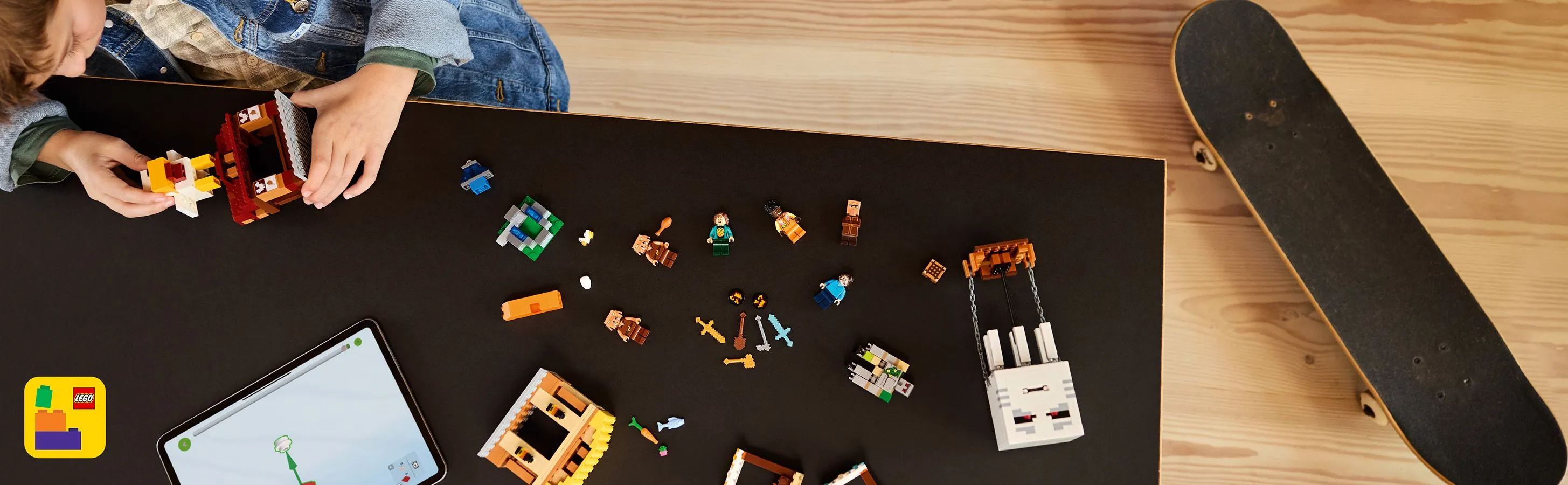 LEGO Minecraft Ghast Attack Hot Air Balloon 21273