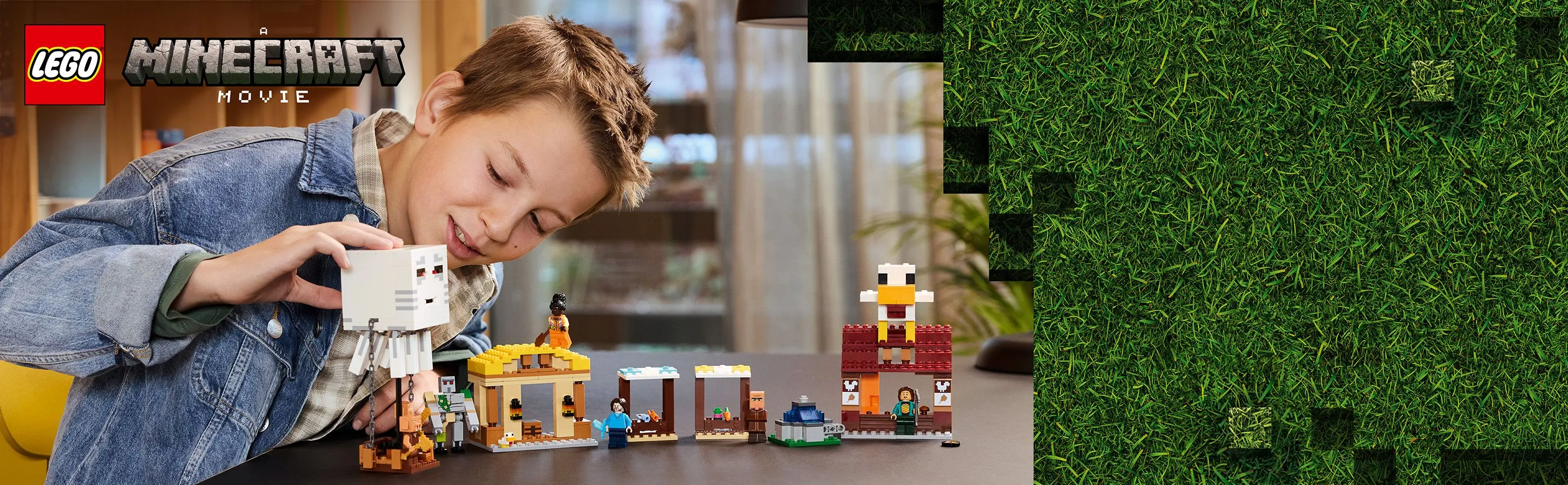 LEGO Minecraft Ghast Attack Hot Air Balloon 21273