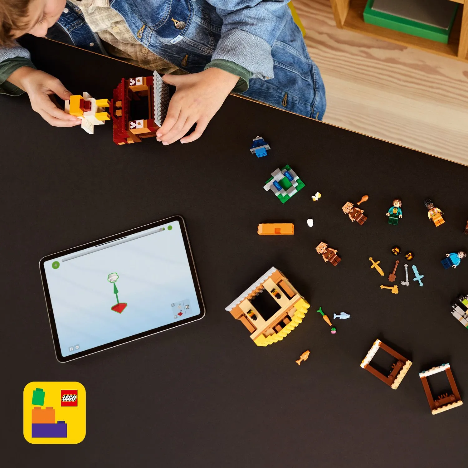 LEGO Minecraft Ghast Attack Hot Air Balloon 21273