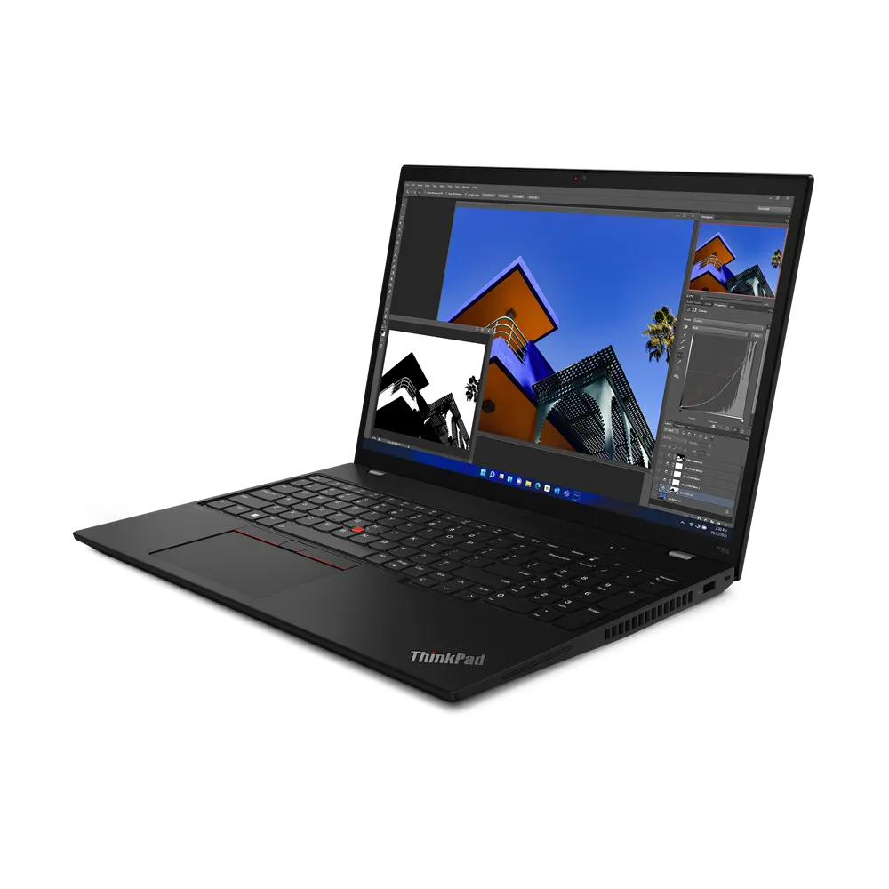Lenovo ThinkPad P16s Gen 2 16" i7-1370P, 16 GB, 512 GB, RTX A500 4 GB, Win 11 Pro - b&auml;rbar dator, svart