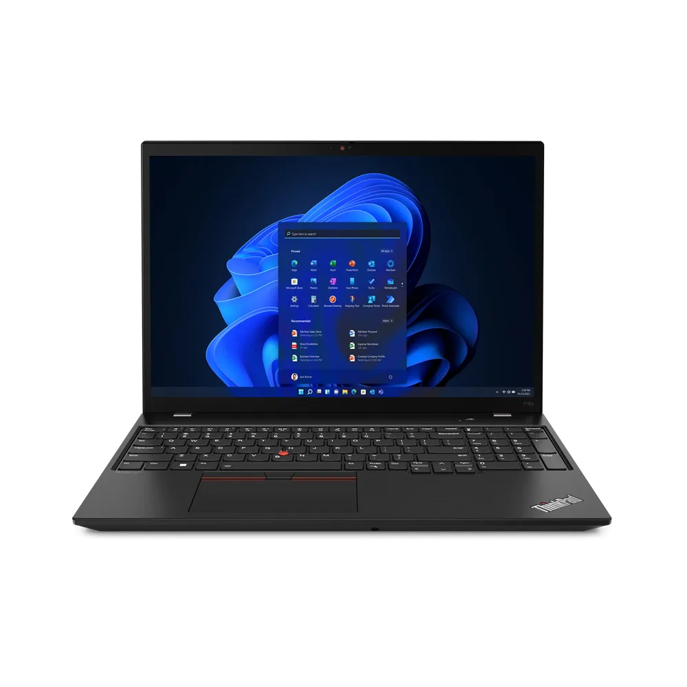 Lenovo ThinkPad P16s Gen 2 16" i7-1370P, 16 GB, 512 GB, RTX A500 4 GB, Win 11 Pro - b&auml;rbar dator, svart