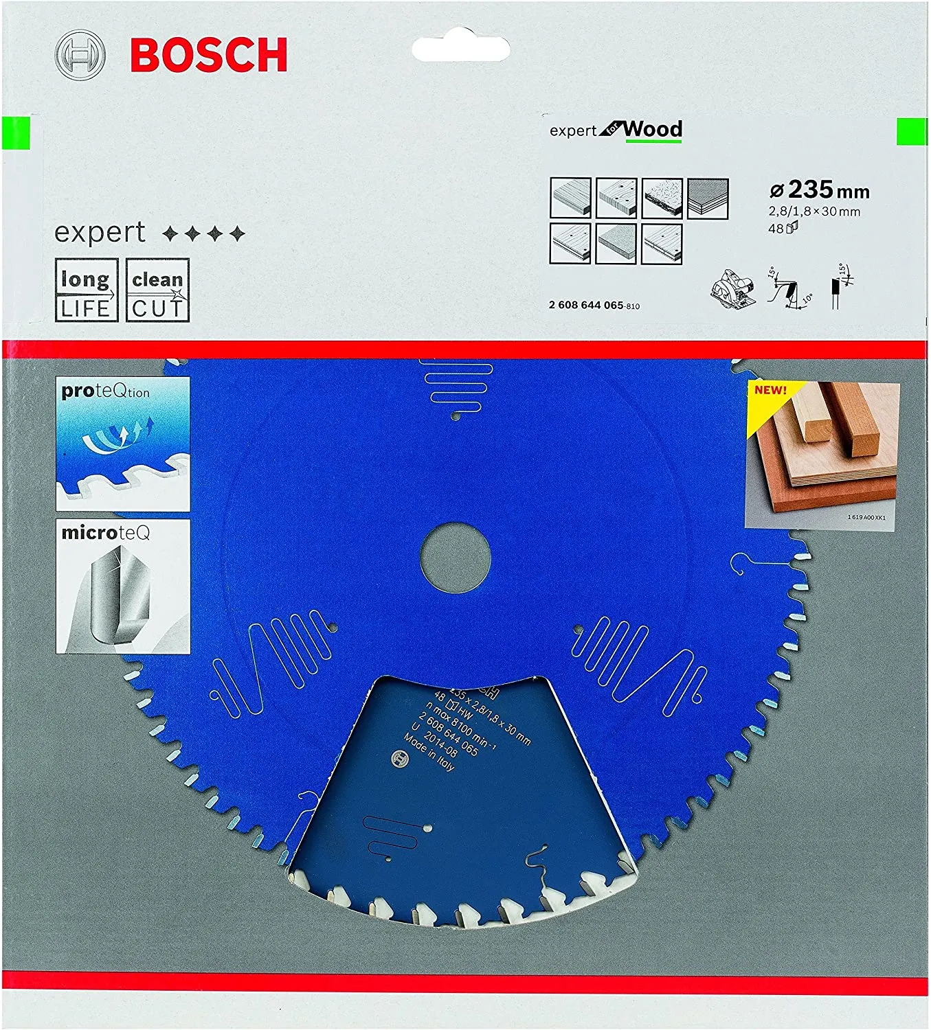 Bosch Powertools circular saw blade Expert for Wood H 235x30-48 - 2608644065