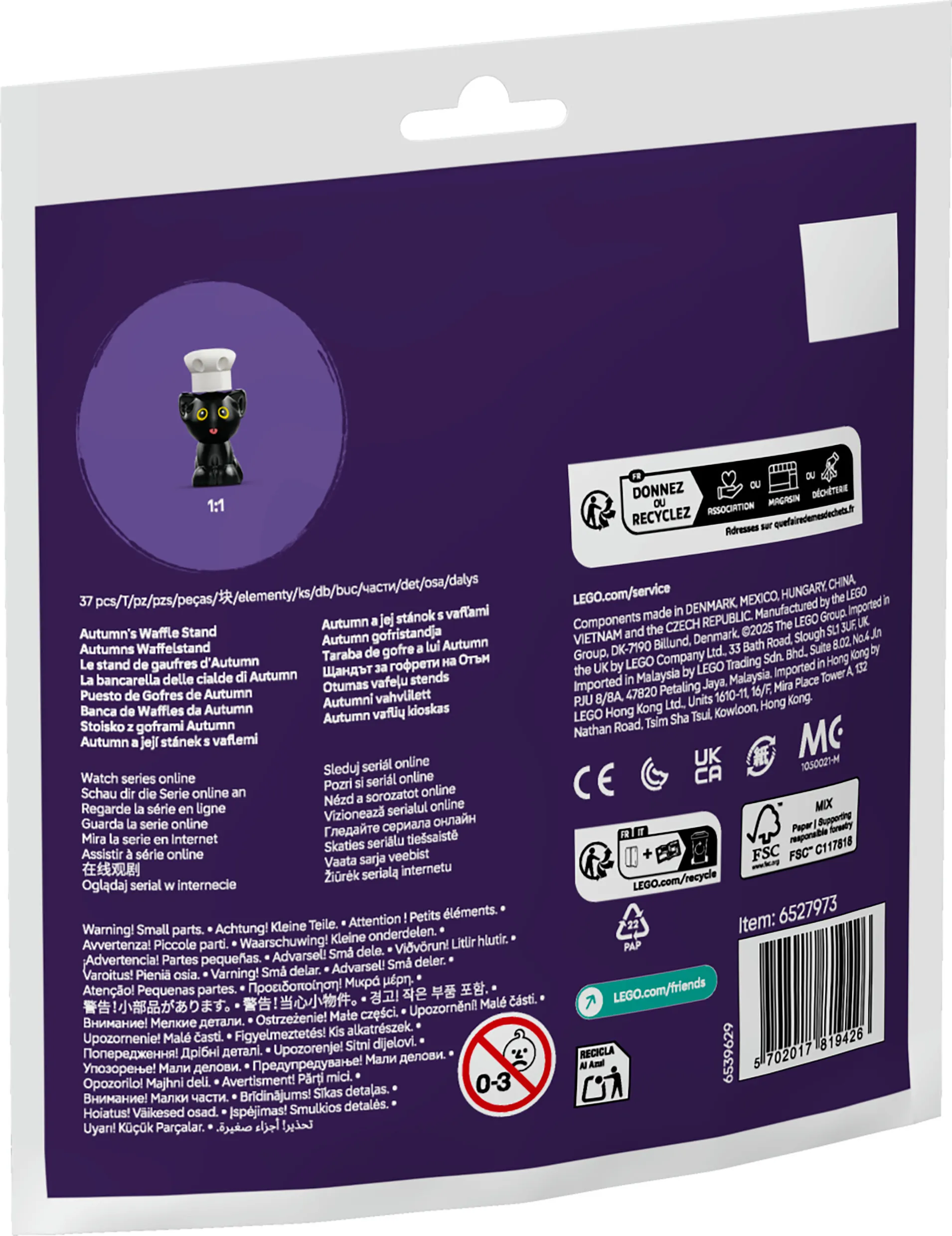 LEGO Friends Autumn's Waffle Stand 30696