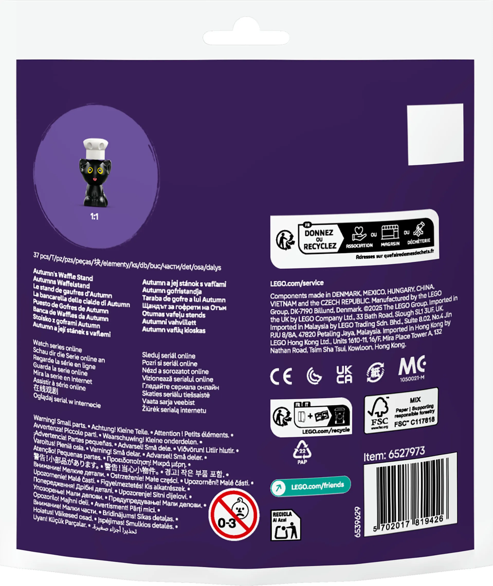 LEGO Friends Autumn's Waffle Stand 30696