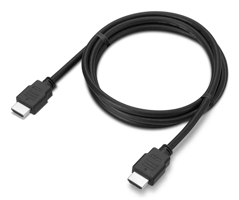 Lenovo Ultra High Speed HDMI 2.1 -kaapeli, jossa 8K, 60 Hz, 1,8 m, musta