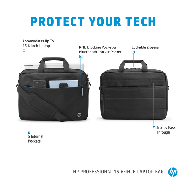 HP Professional - notebook bag, black, 15.6"