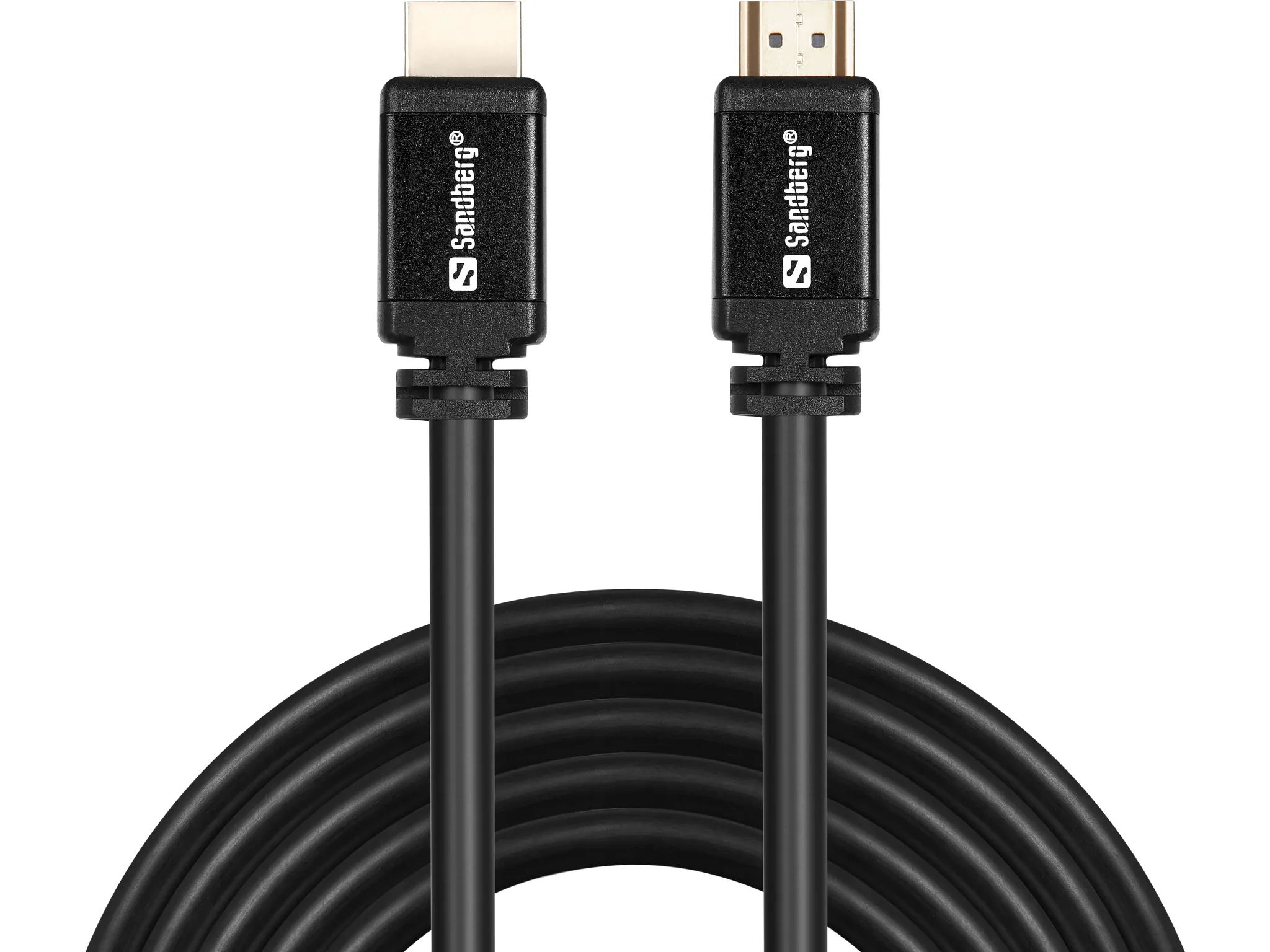 Sandberg HDMI &ndash; HDMI 2.0 - cable, 10 m, Black