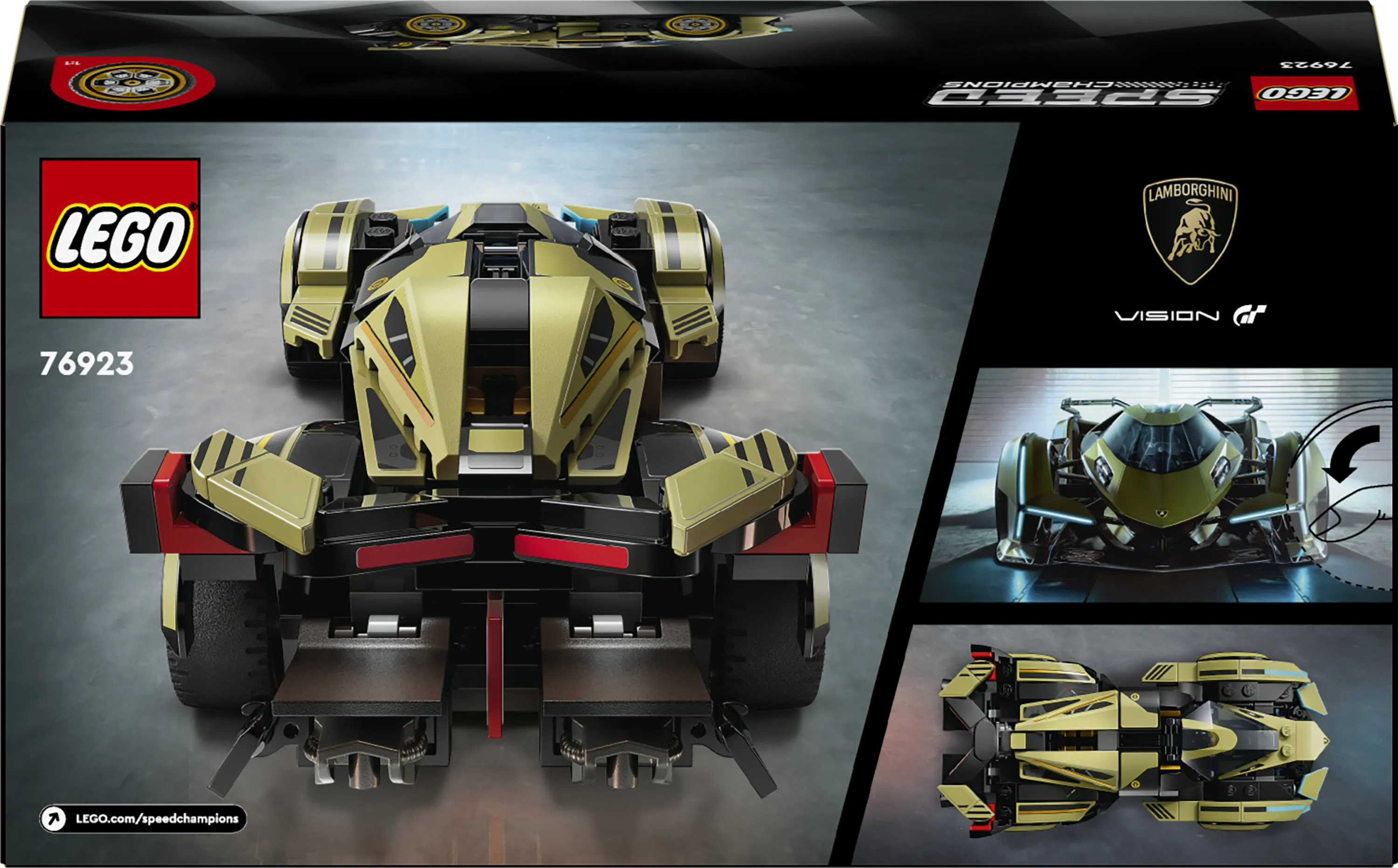 LEGO Speed Champions Lamborghini Lambo V12 Vision GT Supercar 76923