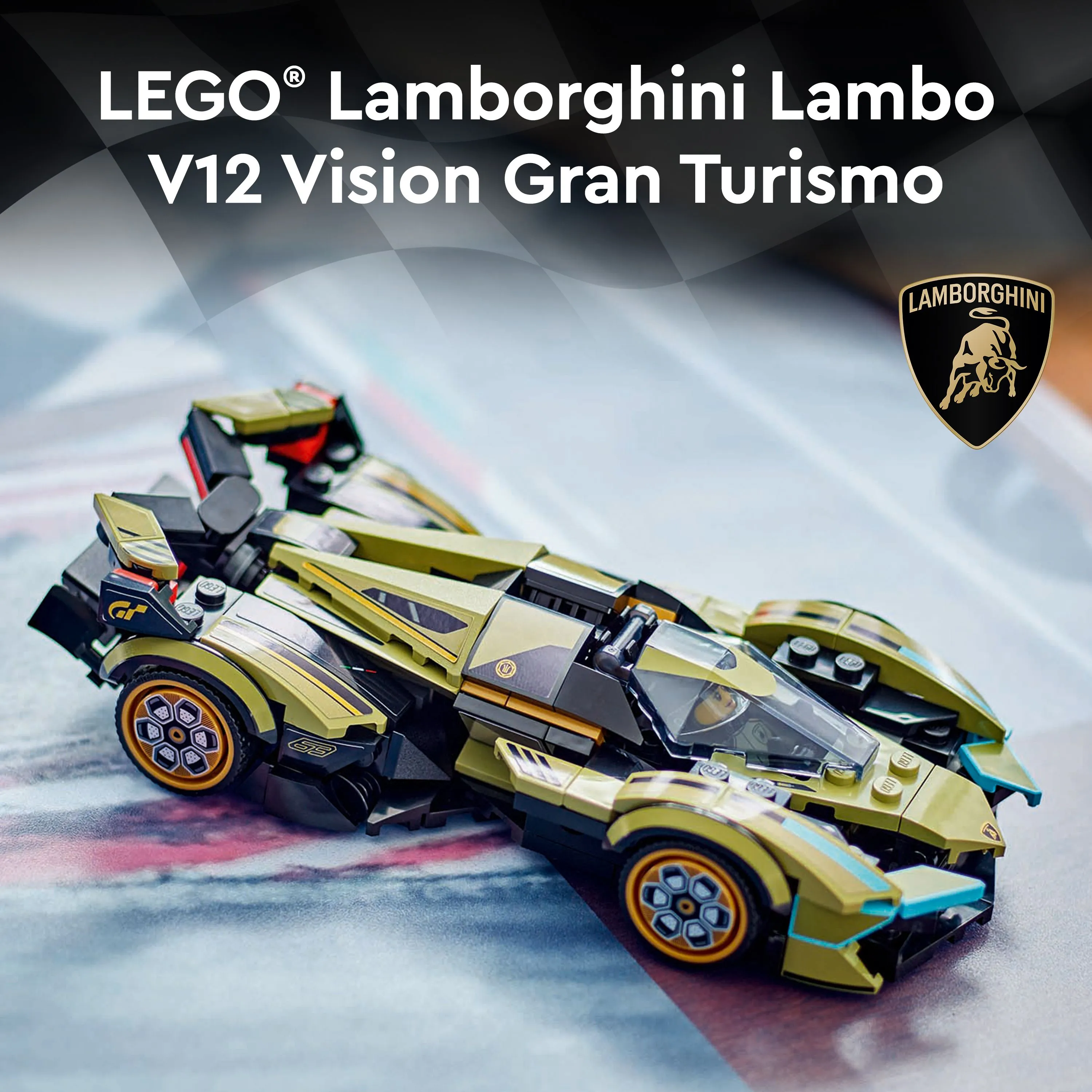 LEGO Speed Champions Lamborghini Lambo V12 Vision GT superauto 76923