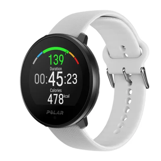 Polar Unite White S-L Silicone Wristband with Pin Buckle