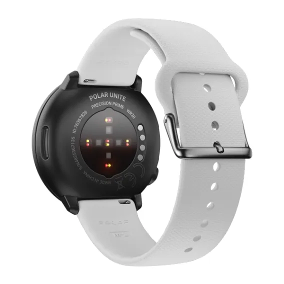 Polar Unite White S-L Silicone Wristband with Pin Buckle