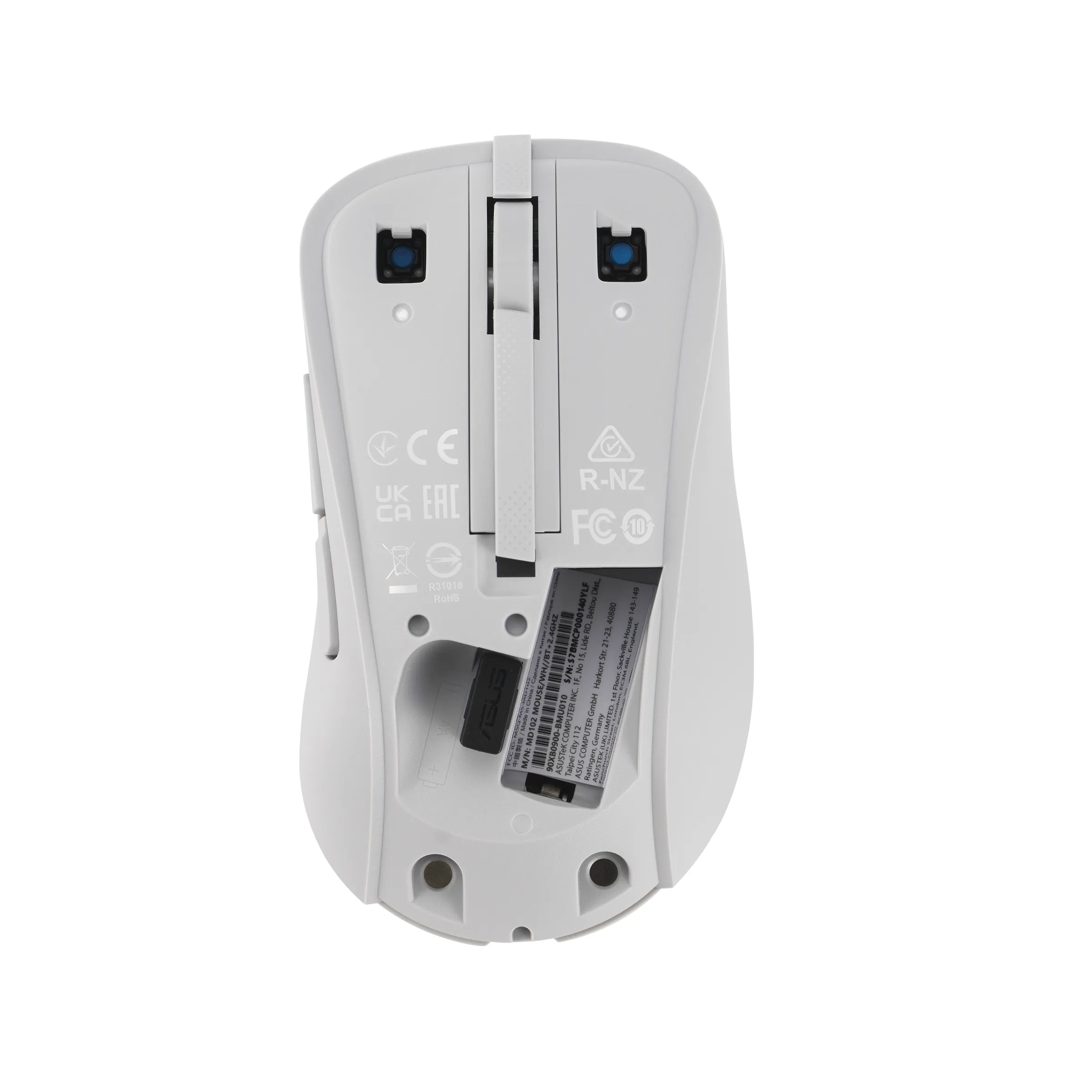 ASUS MD102 Wireless Mouse, White