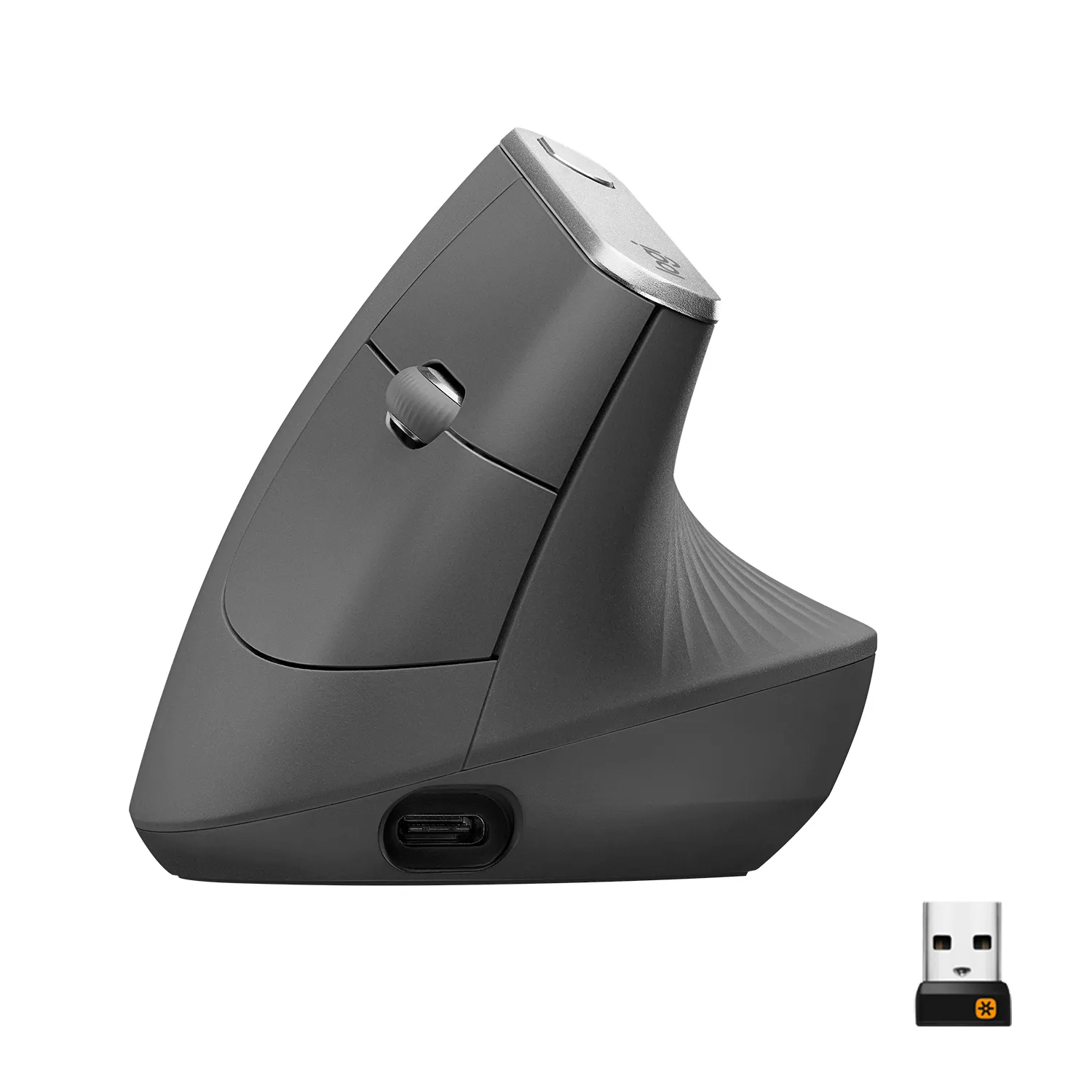 Logitech MX Vertical Advanced -langaton pystyhiiri, musta