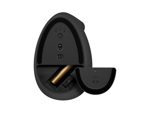 (Fyndhörnan) Logitech Lift Vertical Ergonomic Mouse - mus, grafit