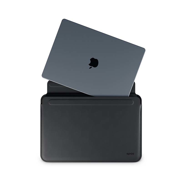 EPICO Leather Sleeve for MacBook Pro 16&quot; - black