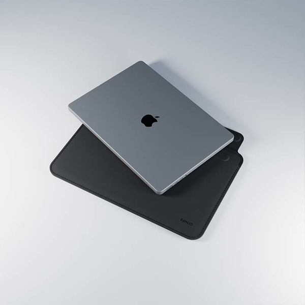 EPICO Leather Sleeve for MacBook Pro 16&quot; - black