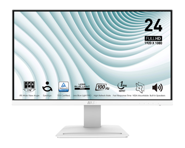 MSI PRO MP243W 23.8" Full HD, IPS Monitor MSI PRO MP243W 23.8" Full HD, IPS Monitor
