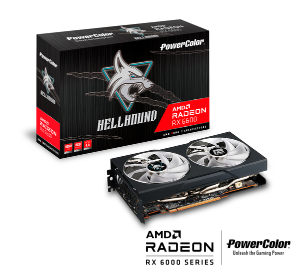 Powercolor Radeon RX 6600 Hellhound 8 Gt -n&auml;yt&ouml;nohjain