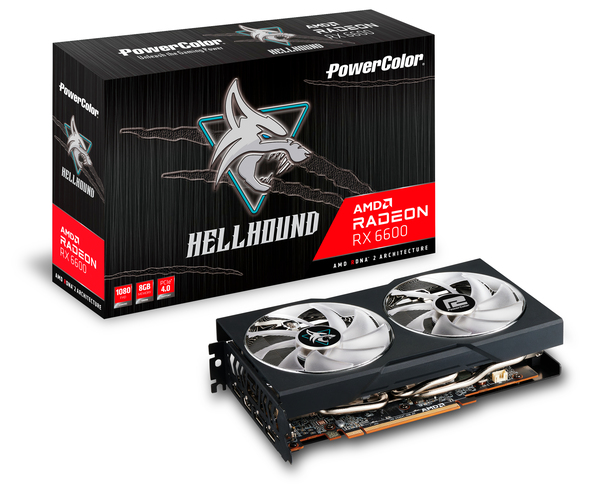 Powercolor Radeon RX 6600 Hellhound 8 Gt -n&auml;yt&ouml;nohjain