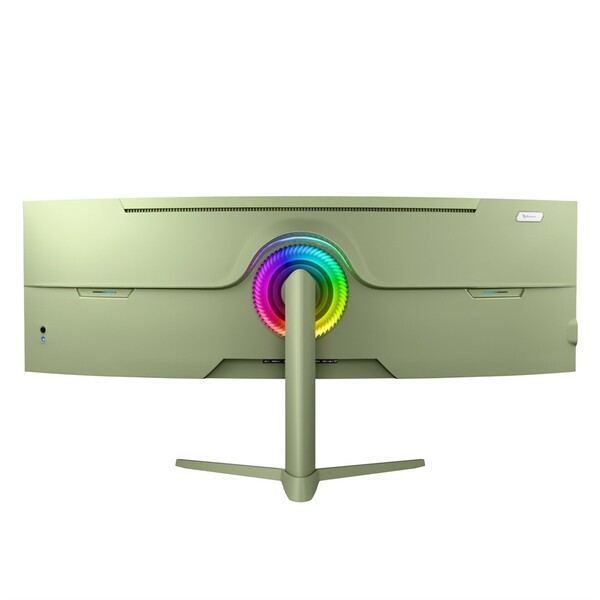 Arozzi 49" Nova. UWQHD, 165Hz, 1ms, VA - curved gaming monitor, Forest Green