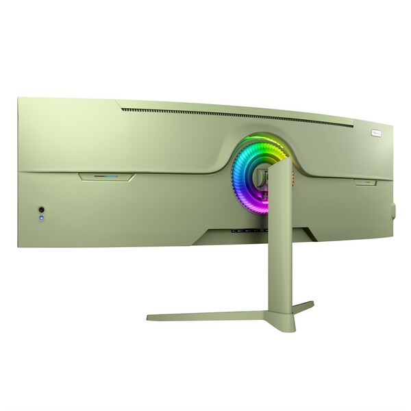 Arozzi 49" Nova. UWQHD, 165Hz, 1ms, VA - curved gaming monitor, Forest Green