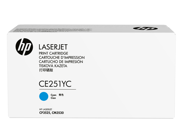 HP CE251YC High Yield -laserv&auml;rikasetti, cyan