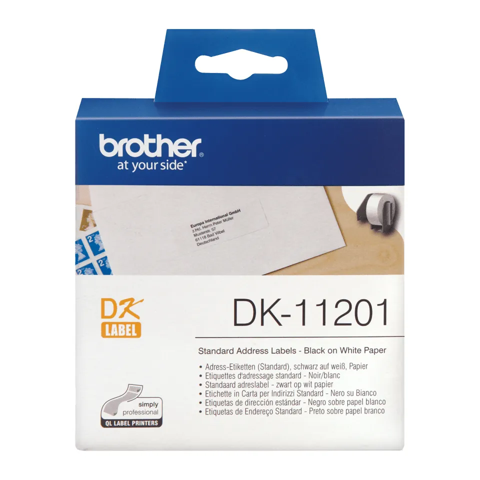 BROTHER DK11201 STANDARD ADDRESS LABELS