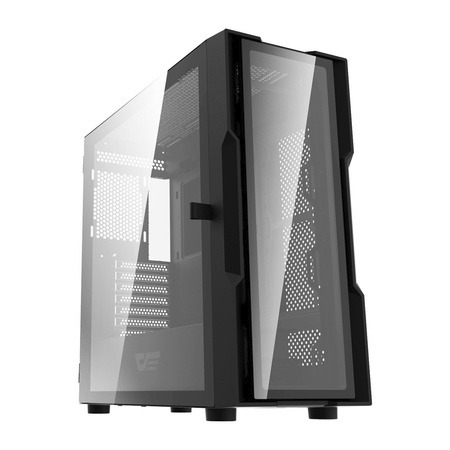 DARKFLASH DK431 GLASS (NOF) E-ATX Case with window, Black