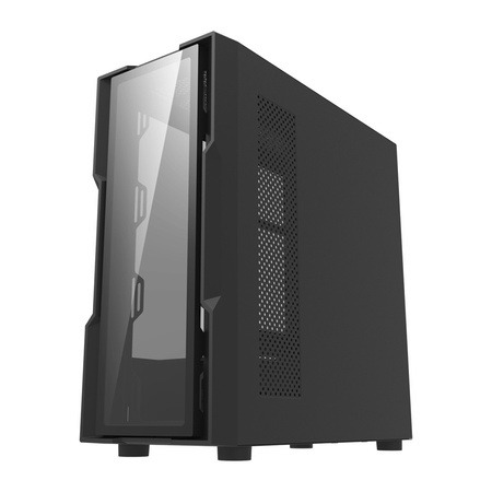 DARKFLASH DK431 GLASS (NOF) E-ATX Case with window, Black