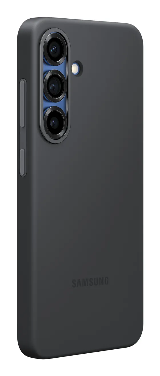 Samsung Galaxy S25 -silikonskal, Svart