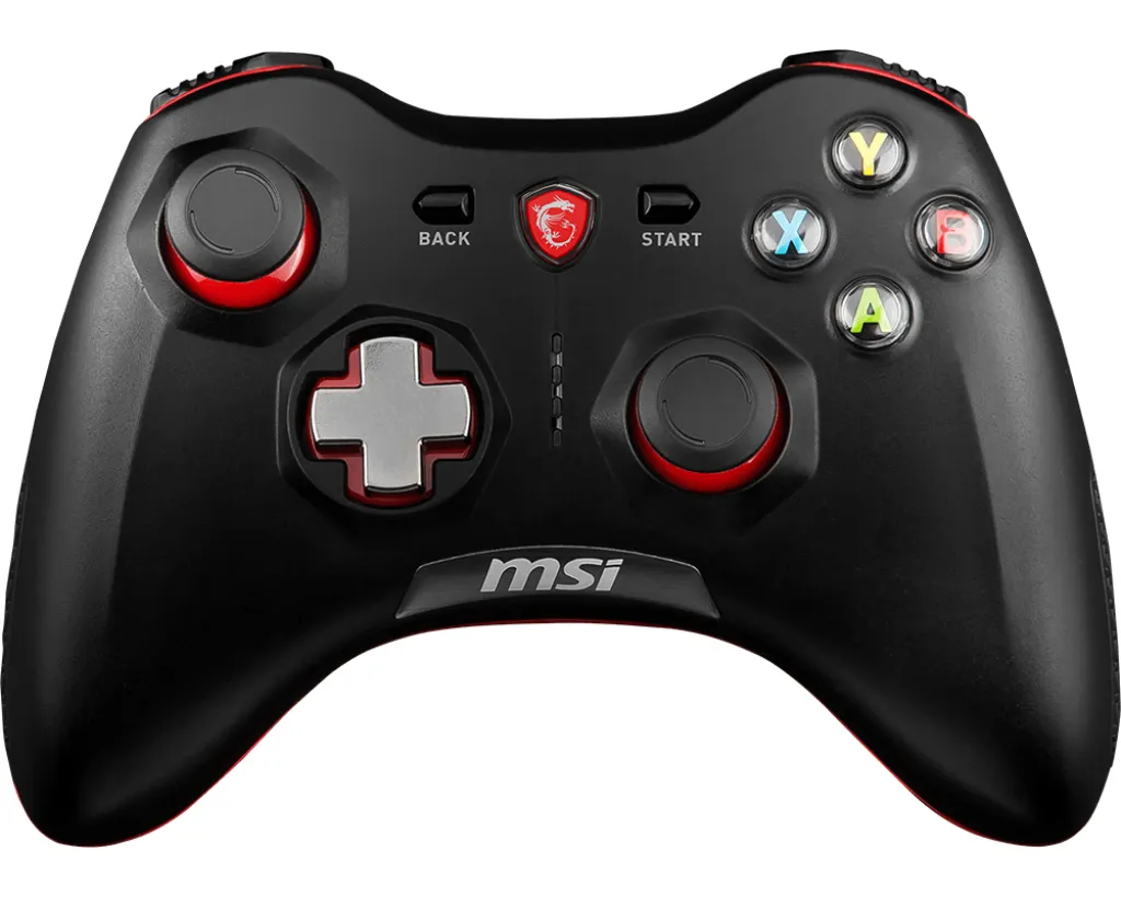 MSI Force GC30 Wireless / Wired Game Controller with changeable D Pads. USB 2m Cable Supports PC PS3. Android