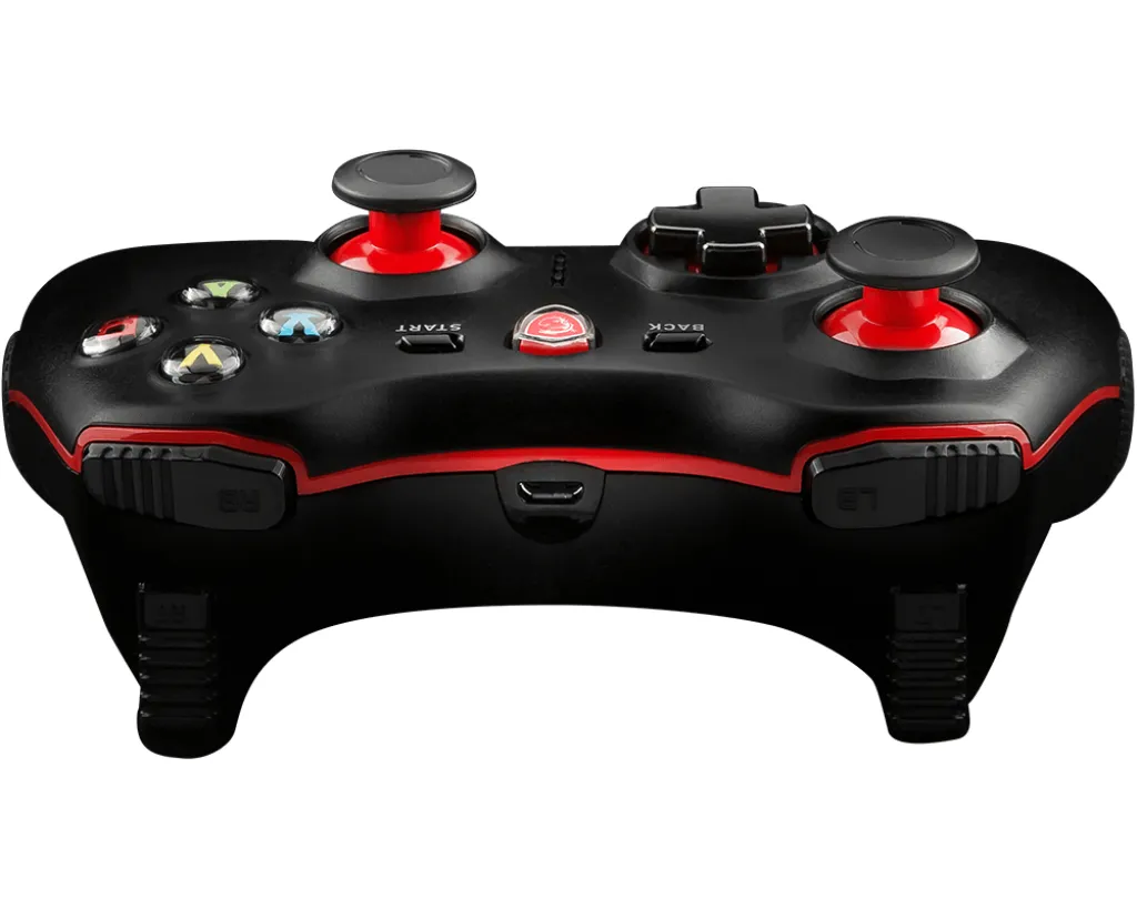 MSI Force GC30 Wireless / Wired Game Controller with changeable D Pads. USB 2m Cable Supports PC PS3. Android