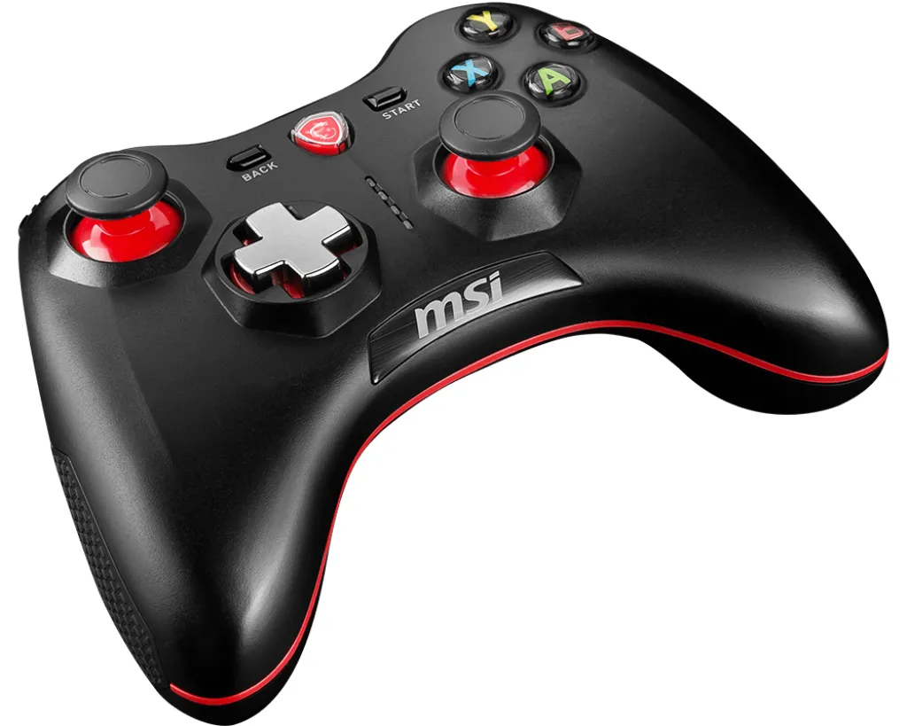 MSI Force GC30 Wireless / Wired Game Controller with changeable D Pads. USB 2m Cable Supports PC PS3. Android