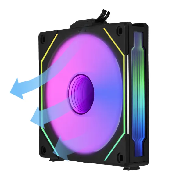 Lian Li UNI FAN SL Wireless, Reverse 120mm - case fan, Black