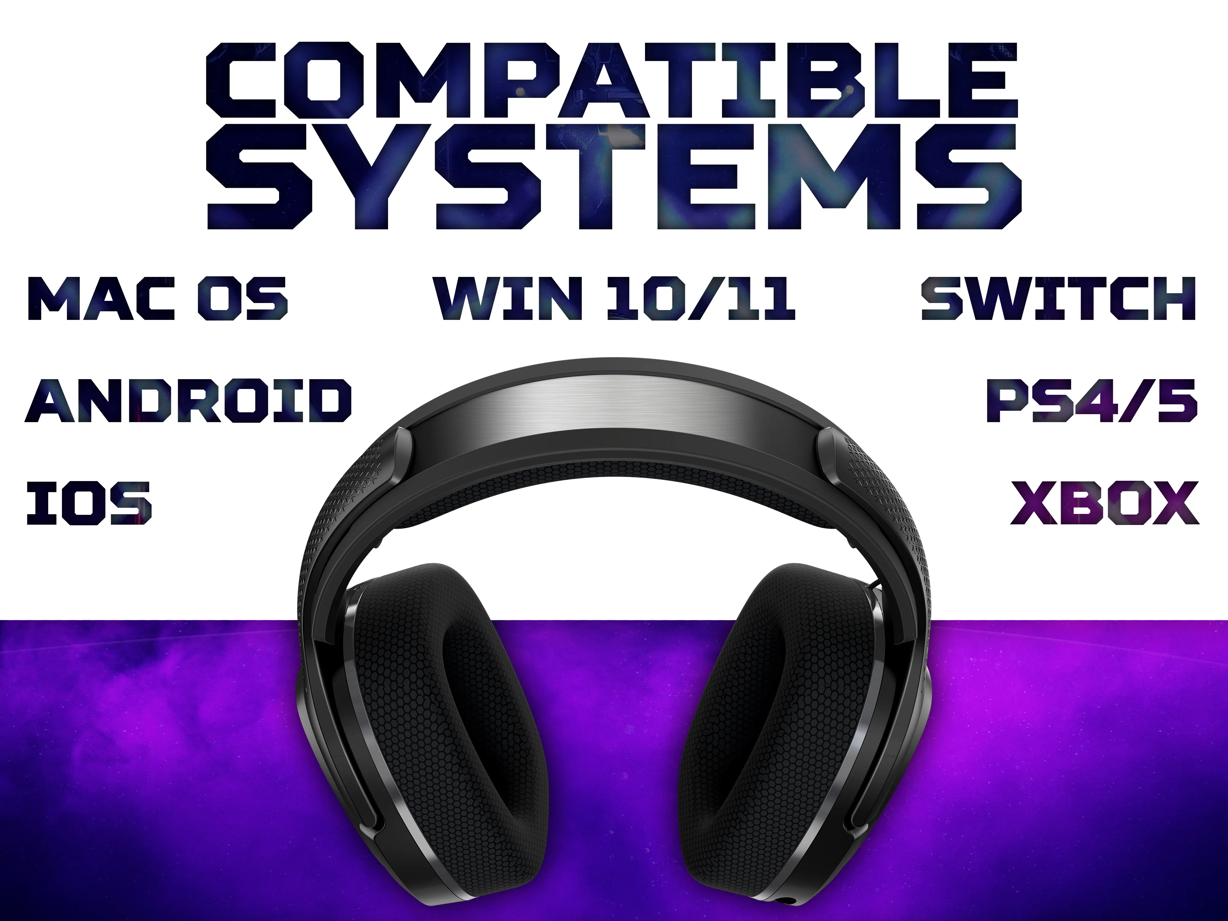 Acer Predator Galea 550 Wireless Gaming Headset, Black