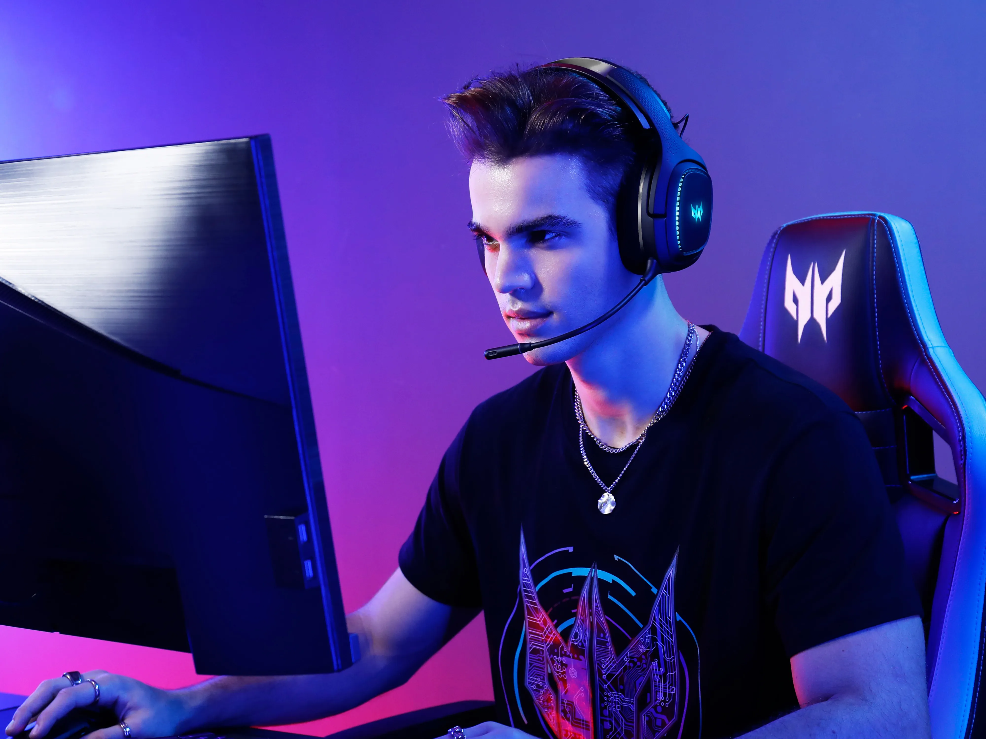 Acer Predator Galea 550 Wireless Gaming Headset, Black