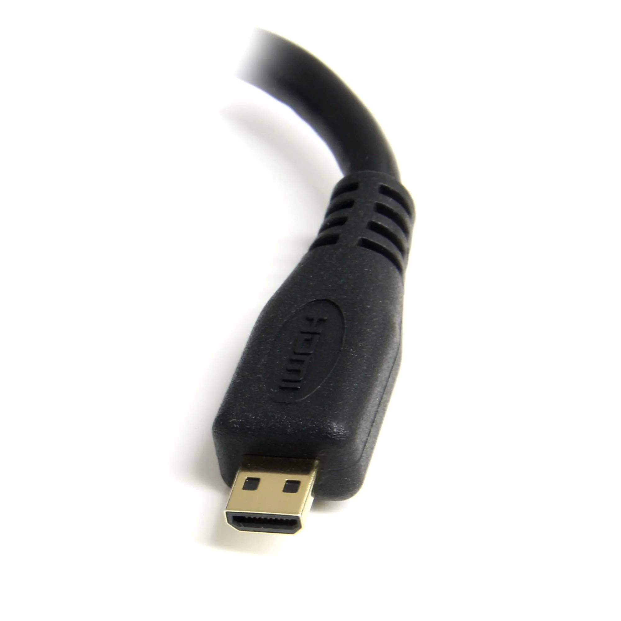 StarTech Micro HDMI to HDMI Adapter - 4K 30Hz Video - adapter, Black