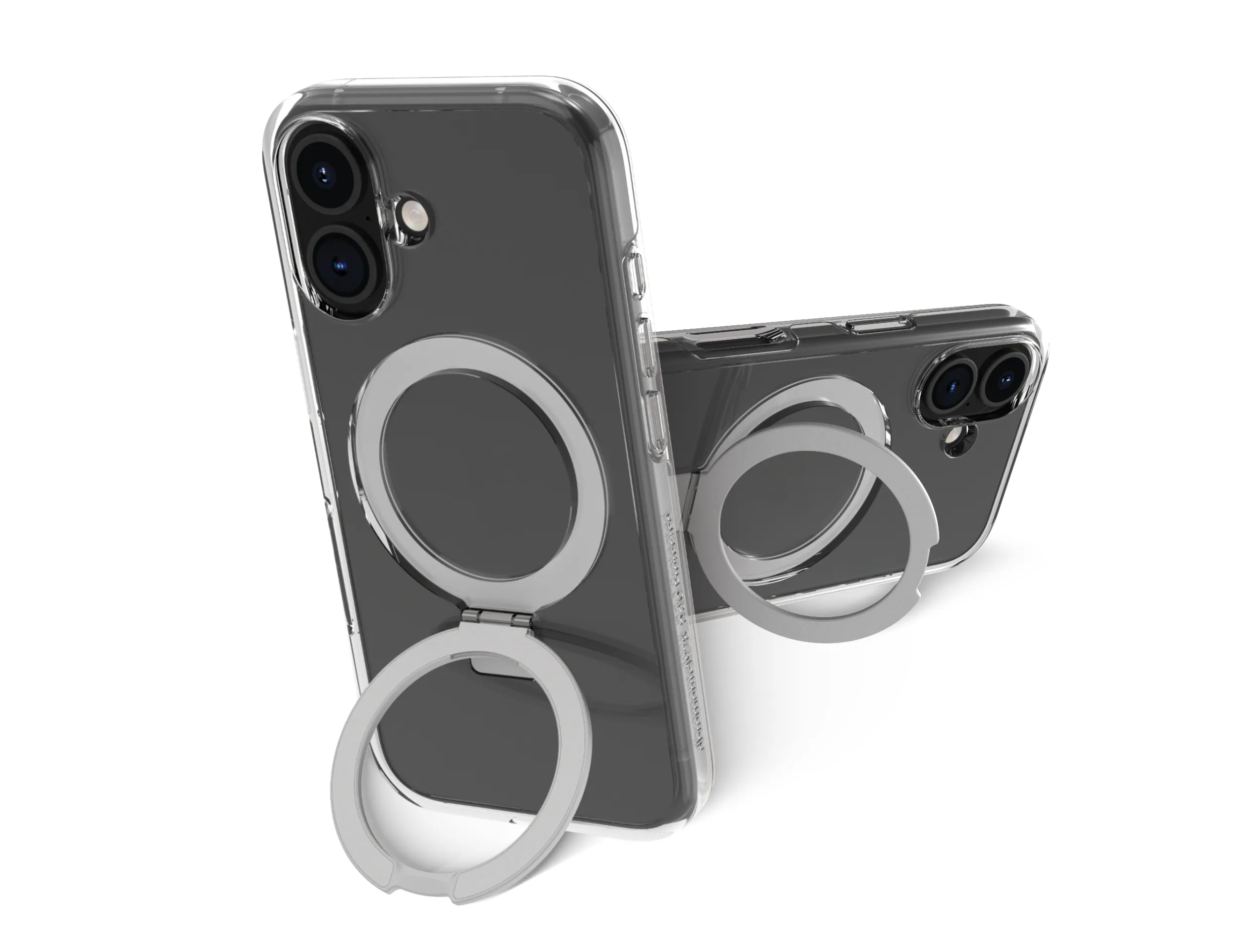 Dbramante1928 Iceland Ultra D3O MagSafe Kickstand, iPhone 16 - Case, Transparent