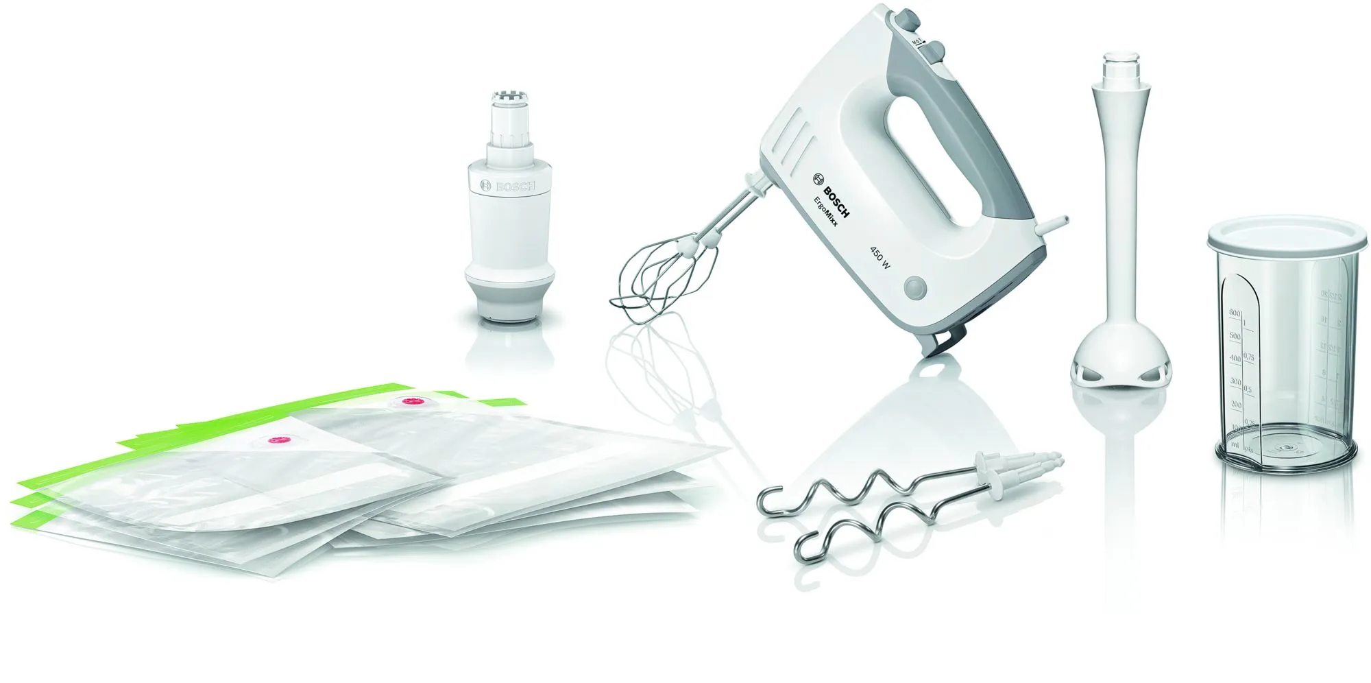 Bosch ErgoMixx MFQ364V0 - hand mixer, white/gray