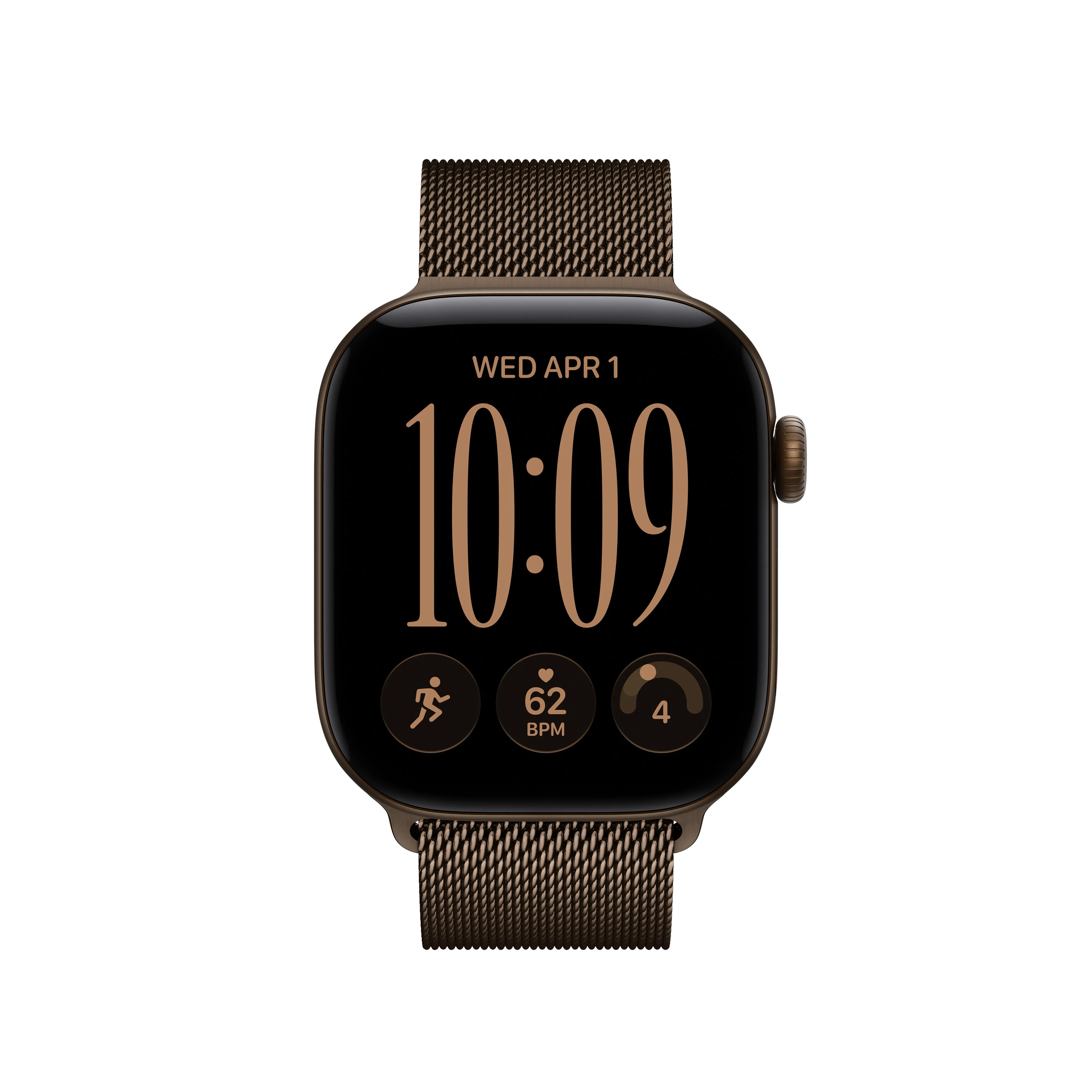 Apple Watch 42 mm -milanolaisranneke, tummanpronssinen