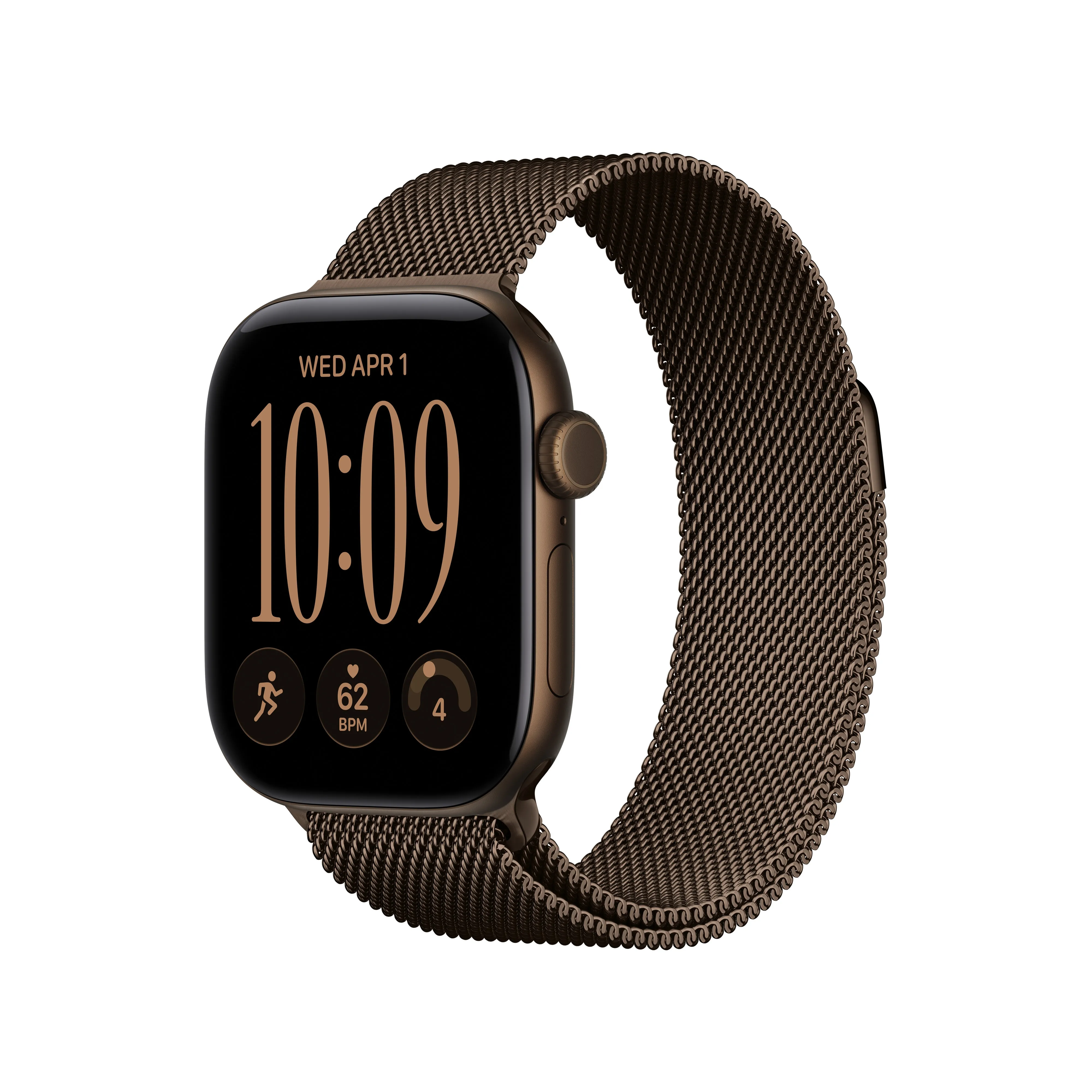 Apple Watch 42 mm -milanolaisranneke, tummanpronssinen