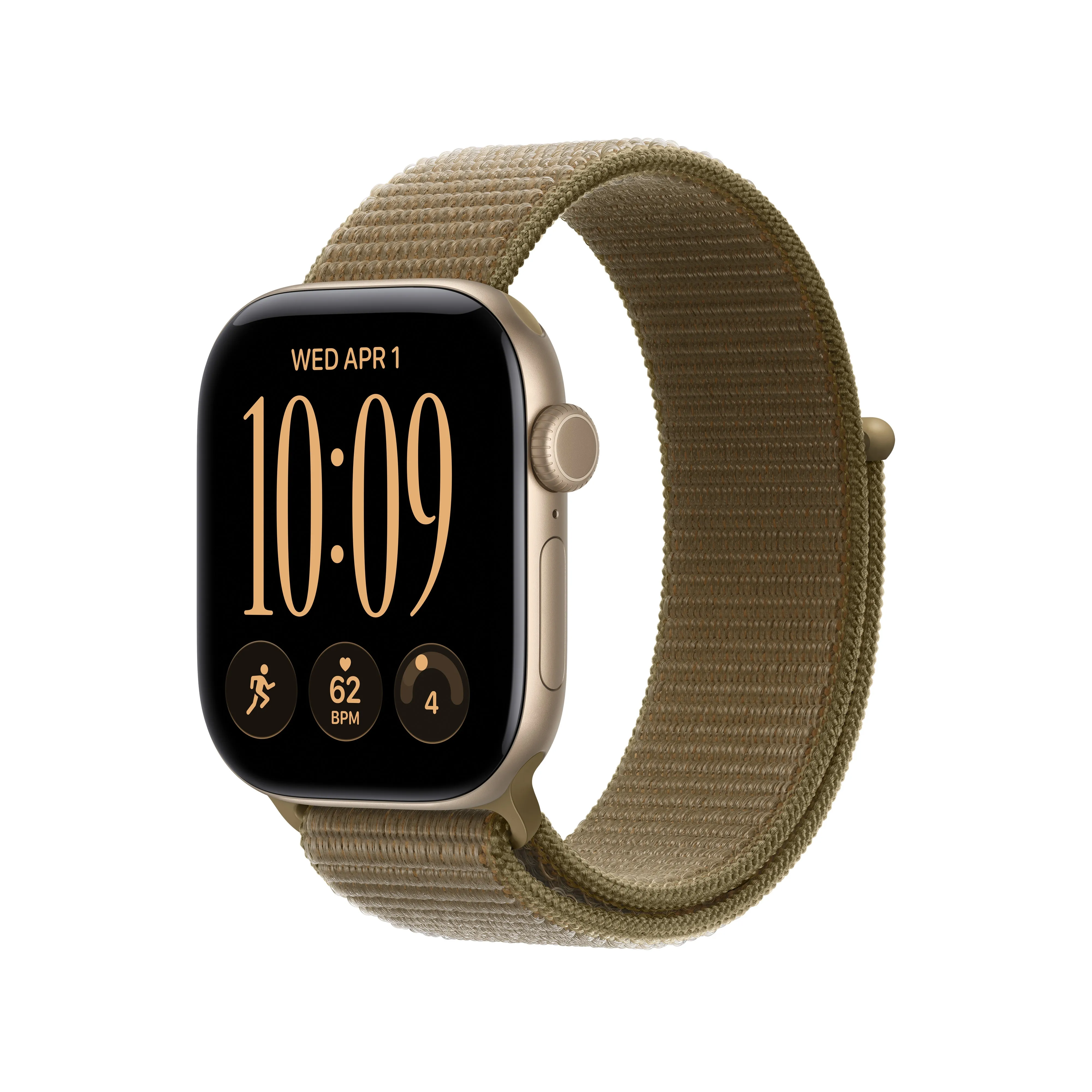 Apple Watch 42 mm -Sport Loop -ranneke, oliivinvihre&auml;