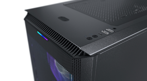 Phanteks Eclipse P500 Air ATX Case, Tempered Glass, DRGB, Satin Black