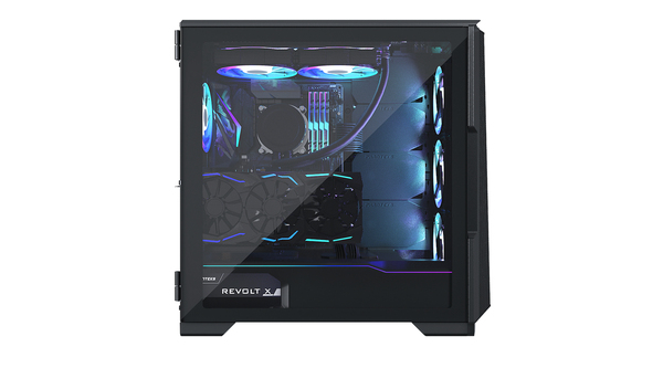 Phanteks Eclipse P500 Air ATX Case, Tempered Glass, DRGB, Satin Black