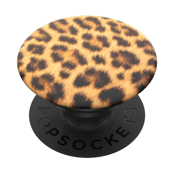 POPSOCKETS Cheetah Chic Avtagbart Grip med St&auml;llfunktion
