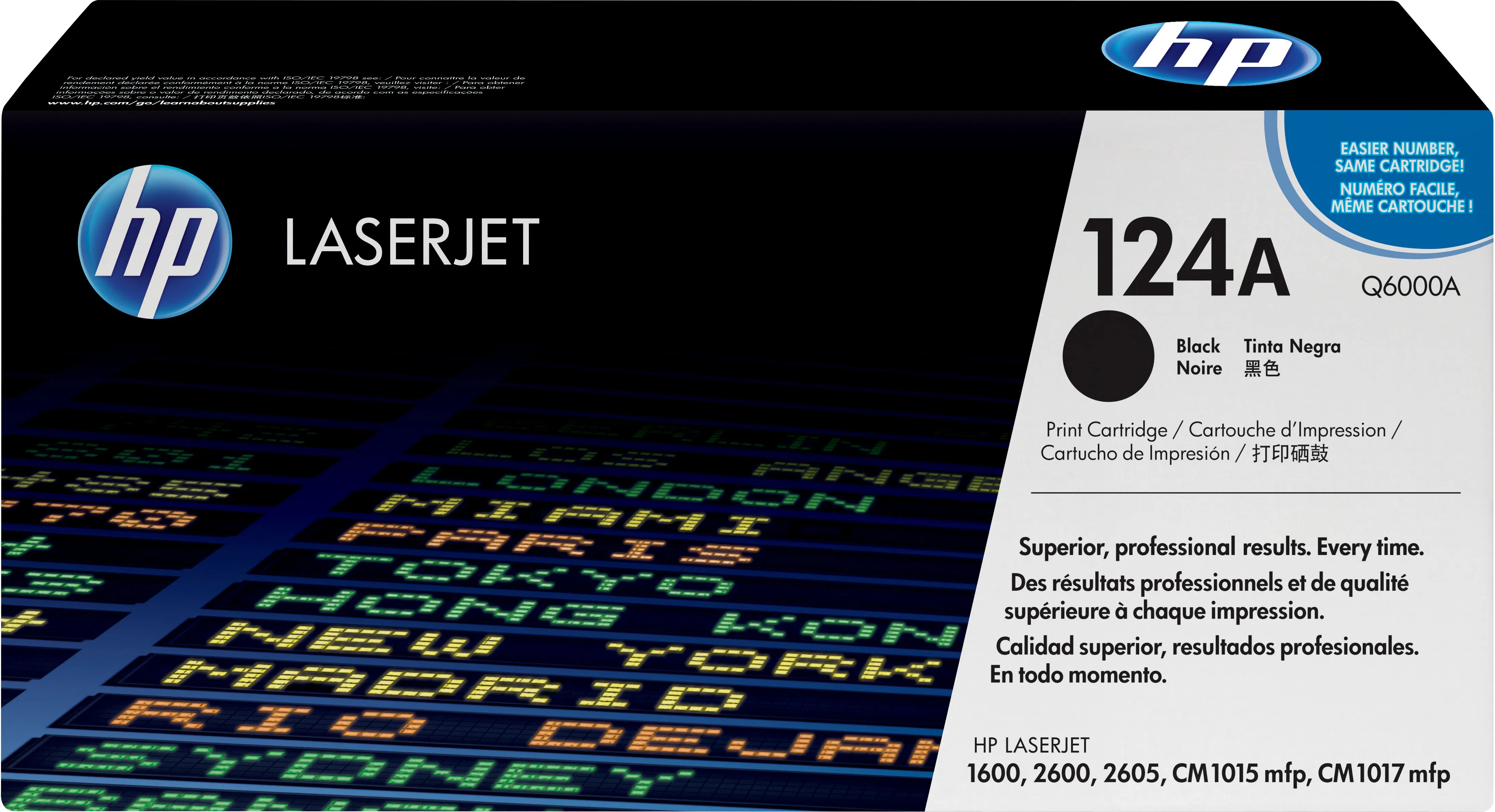 HP Toner 124A black HV ColorLaserjet 2600 1600