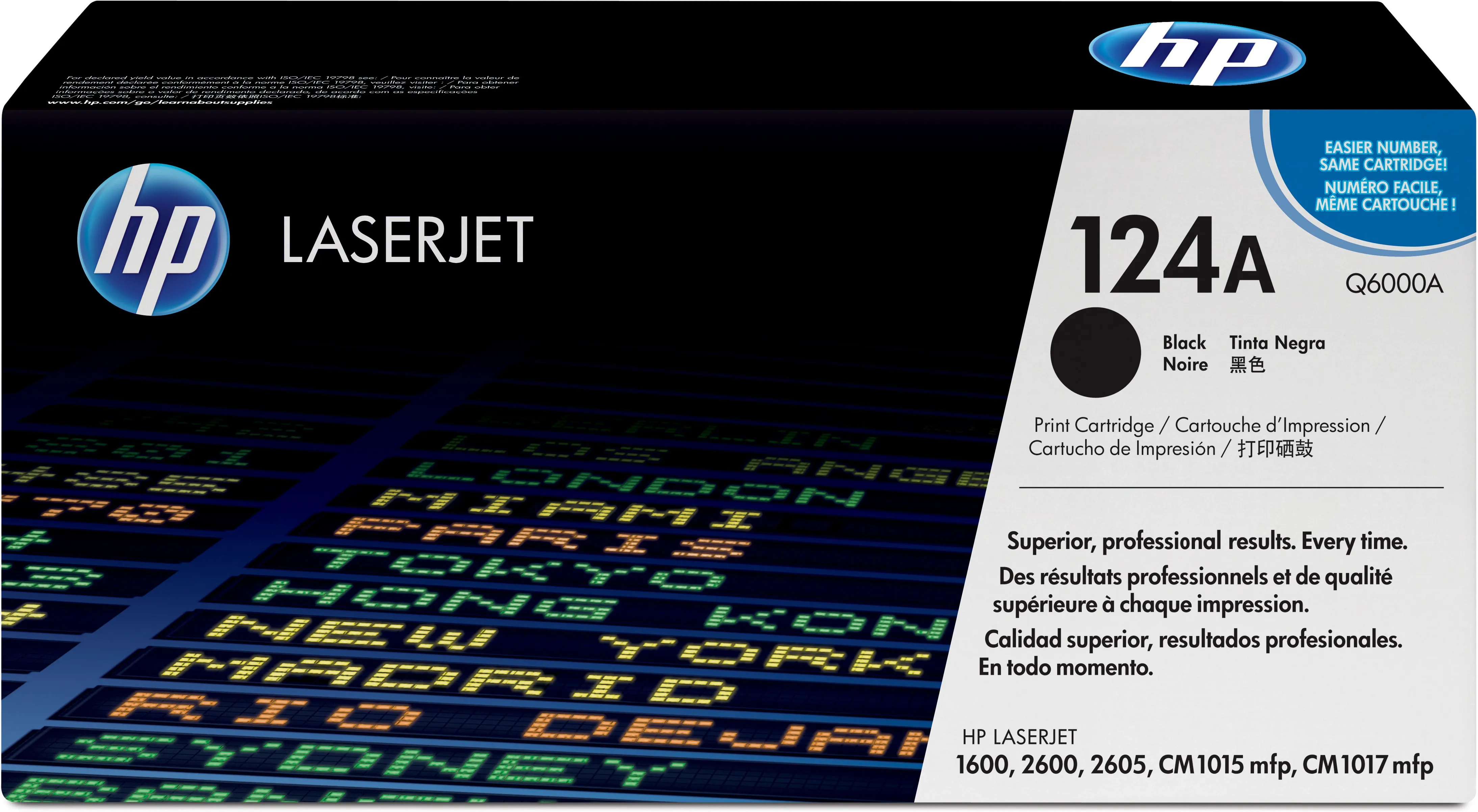 HP Toner 124A black HV ColorLaserjet 2600 1600