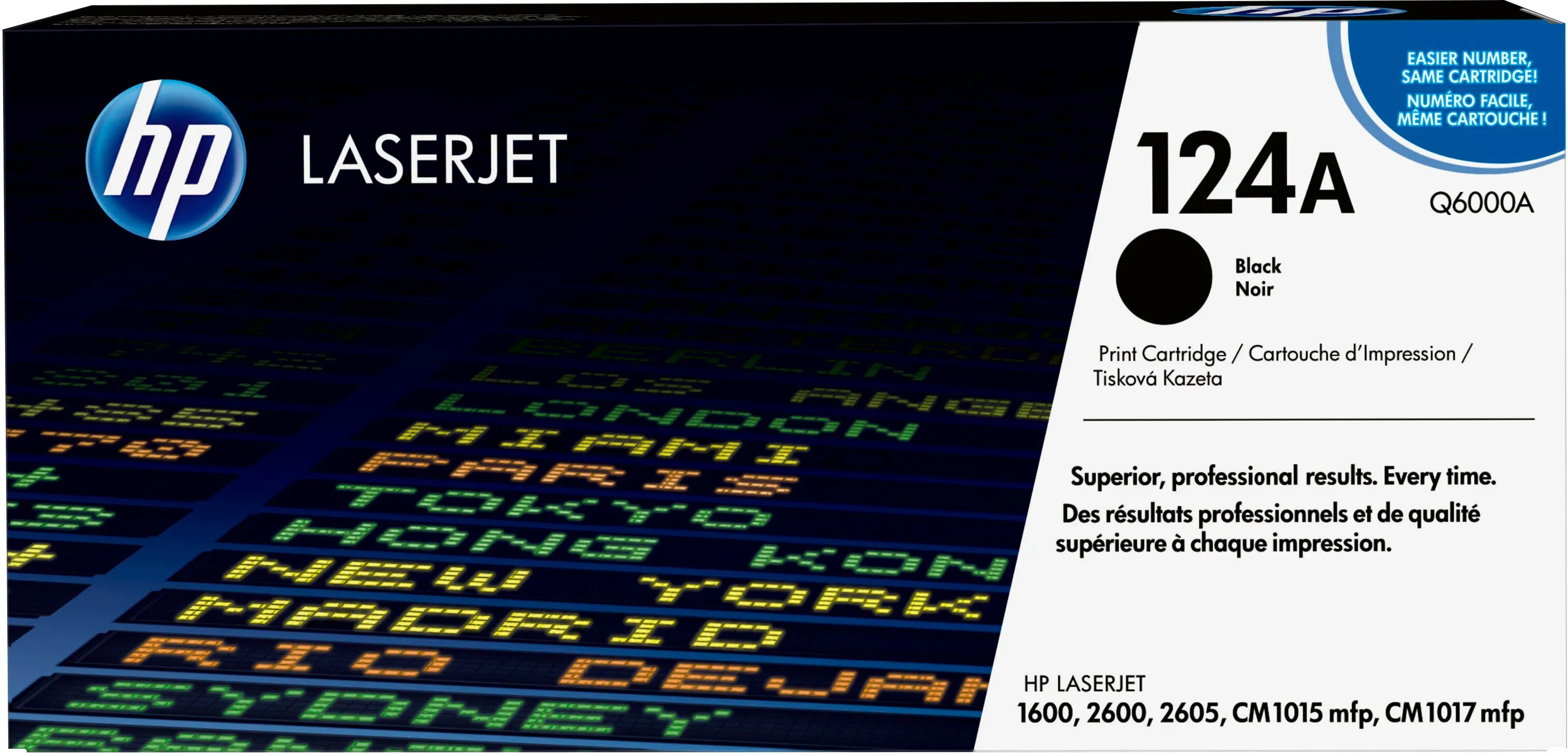 HP Toner 124A black HV ColorLaserjet 2600 1600