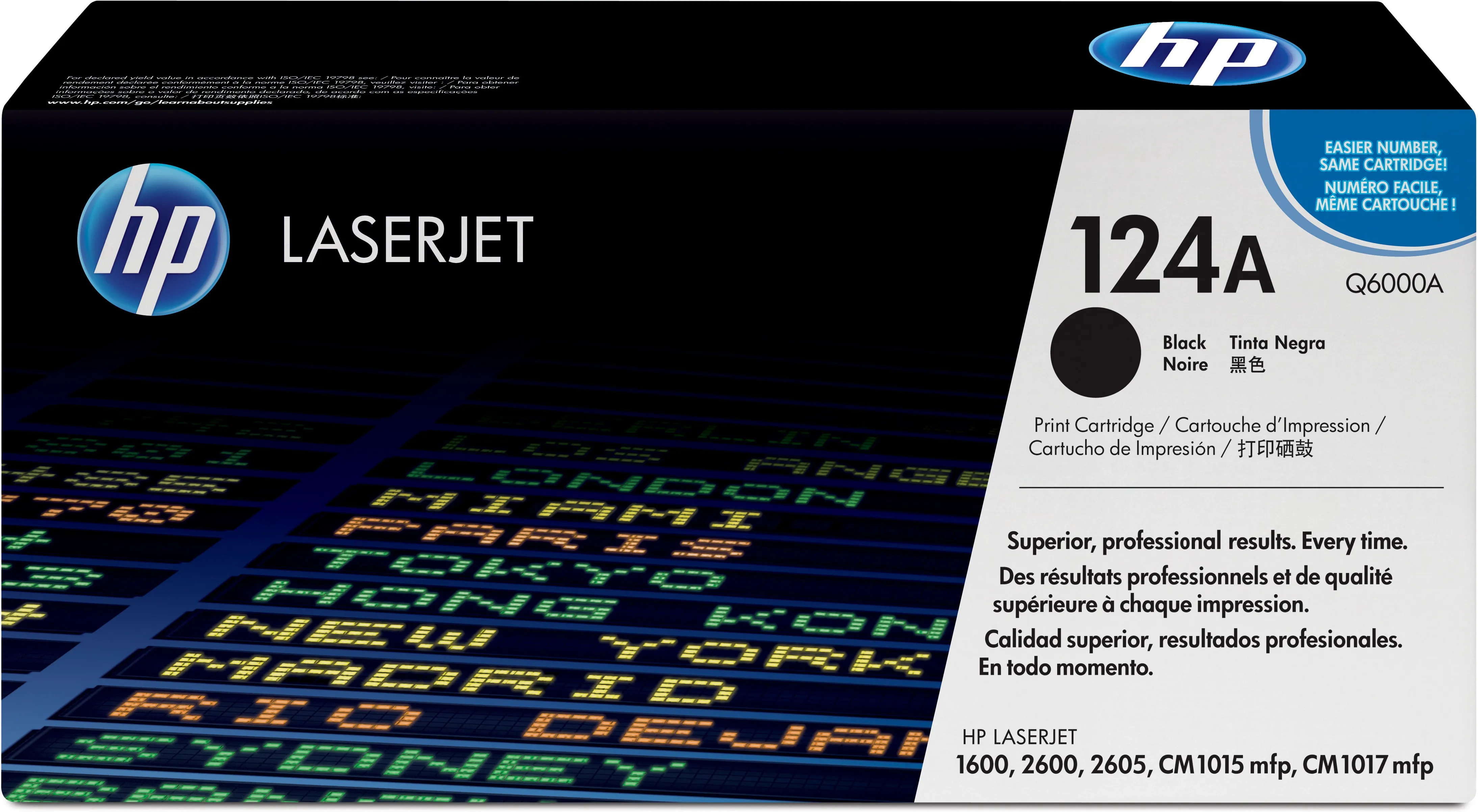 HP Toner 124A black HV ColorLaserjet 2600 1600